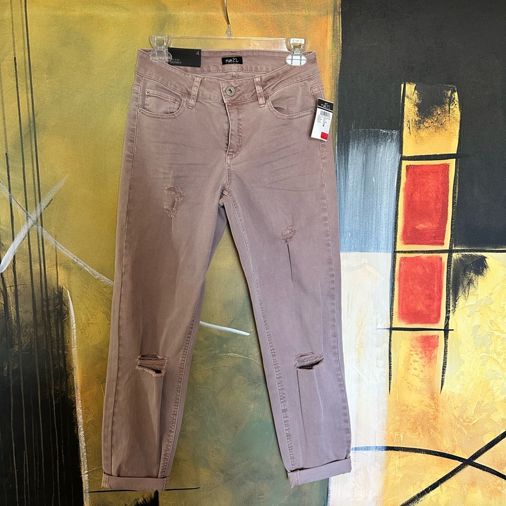Rue21 Distressed Skinny NWT